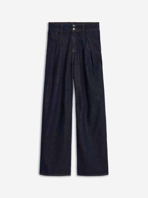 BODEN Mid Rise Fluid Denim Pants-Indigo Rinse