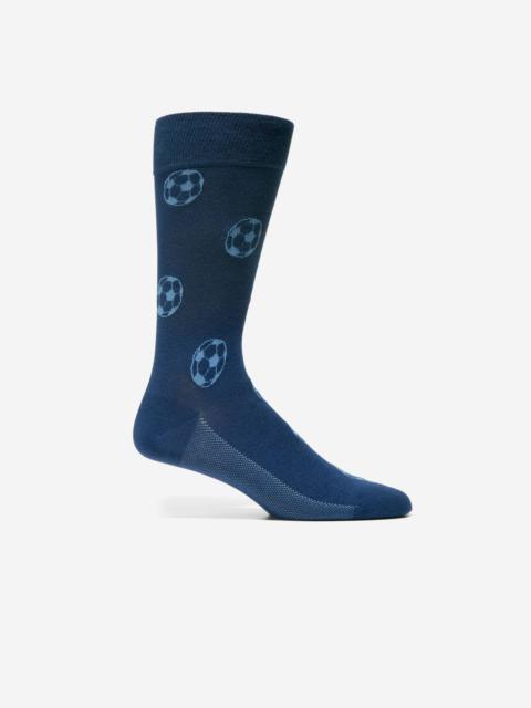 COLE HAAN Men's Soccer Ball Dress Crew Socks