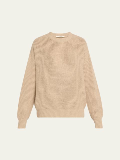 6397 Military Mesh Crewneck Sweater