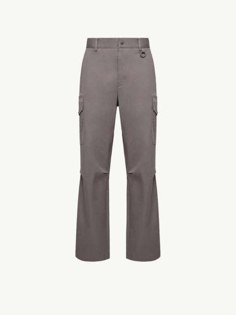 Moncler Cargo Cotton Blend Gabardine Pants