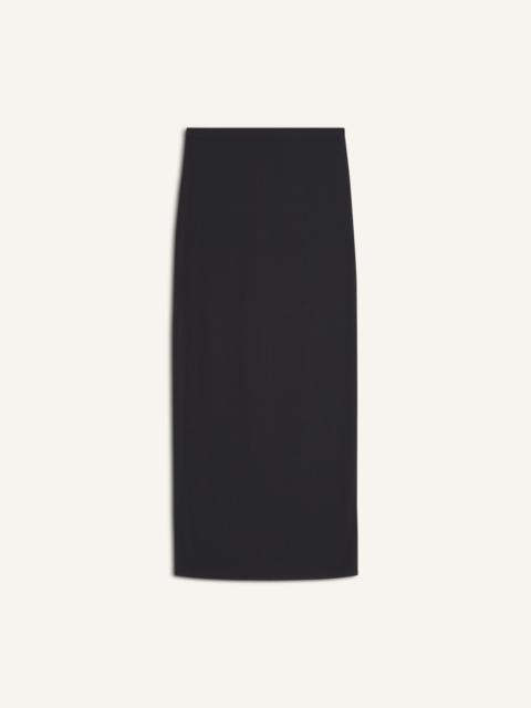 Maison Kitsuné SOFT FINE RIB LONG SKIRT