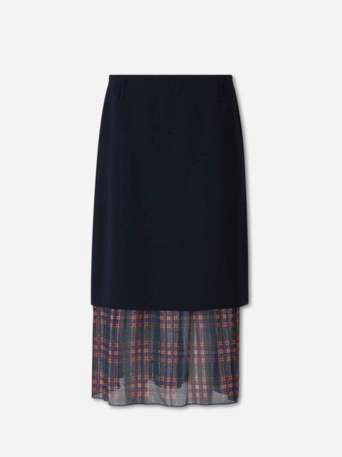 Dries Van Noten LAYERED MIDI SKIRT