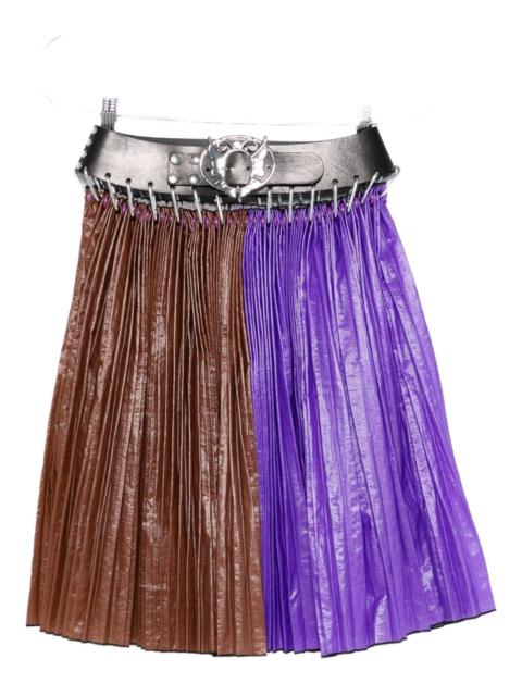 Chopova Lowena pleated carabiner skirt