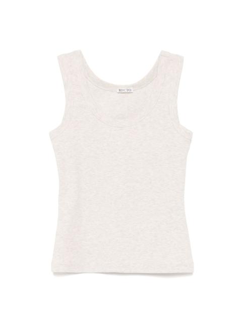 RECTO jersey scoop-neck tank top
