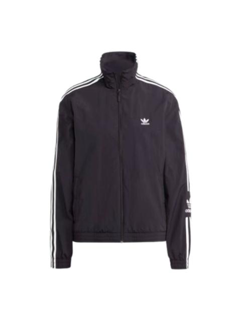 adidas (WMNS) adidas Adicolor Classics Lock-Up Track Jacket 'Black White' IB7443