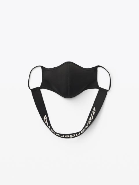 Alexander Wang LOGO FACE MASK IN NEOPRENE