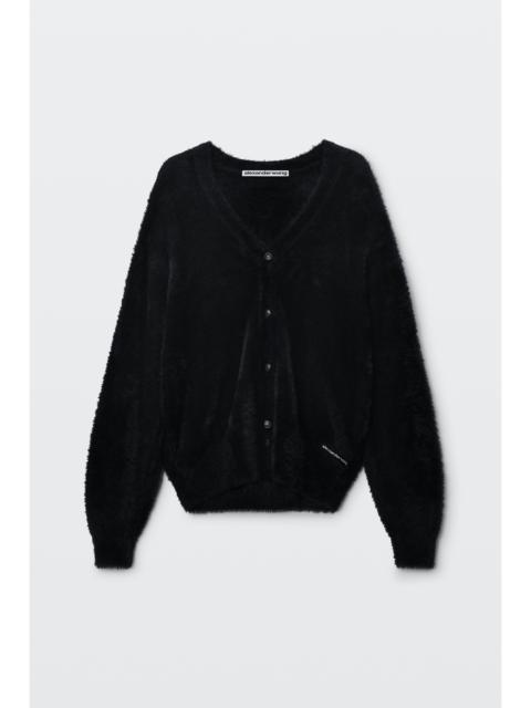 Alexander Wang textured chenille v-neck cardigan