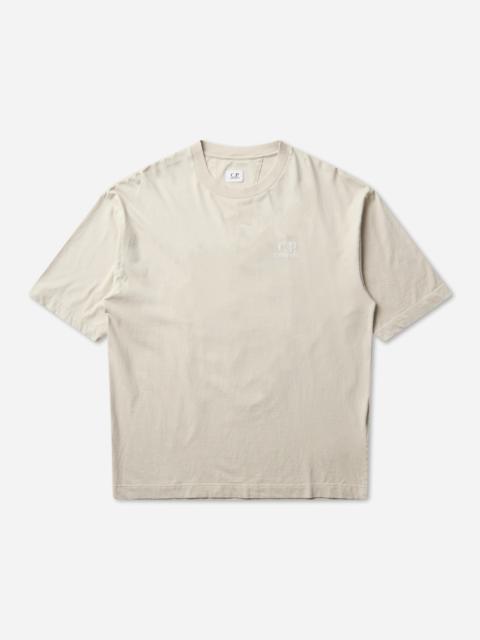 C.P. Company Men's 30/1 Jersey British Sailor T-Shirt Silver Brich