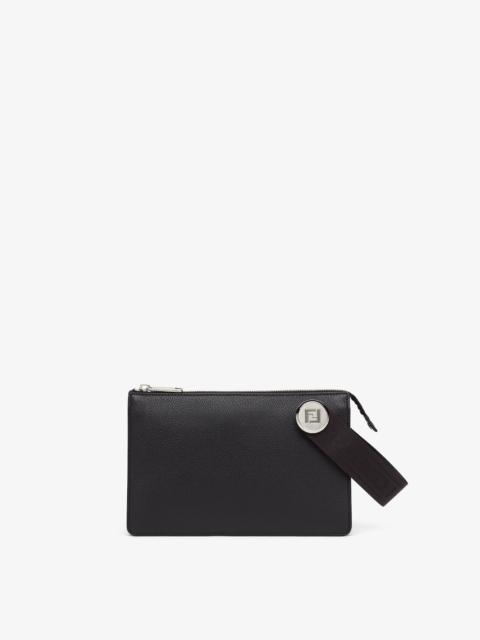 FENDI Fendi Roma Leather Chiodo Clutch