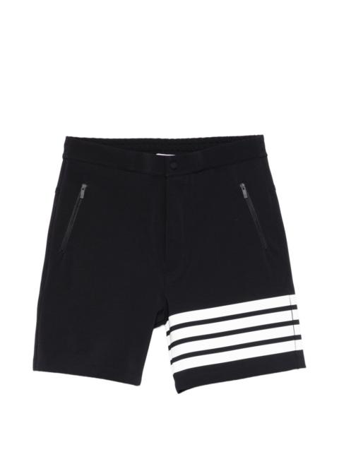 Thom Browne zip striped shorts