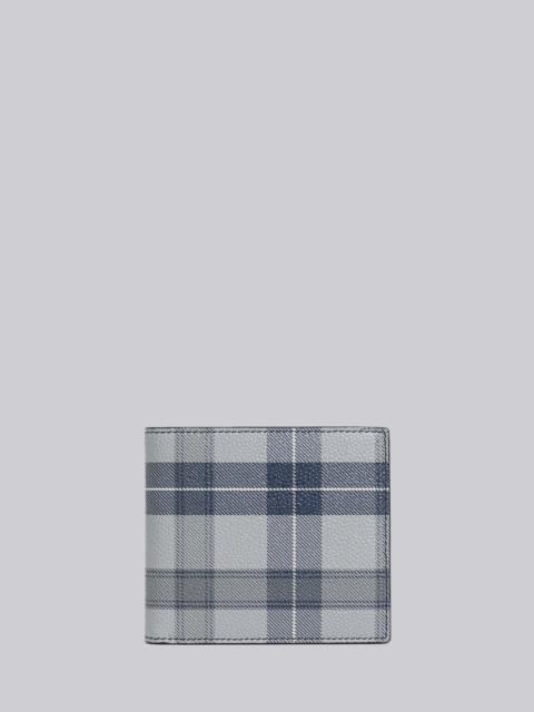 Thom Browne Tartan Pebble Grain Leather Billfold