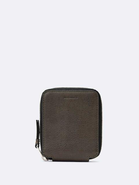 ALLSAINTS CLYMER LEATHER ZIP-UP WALLET