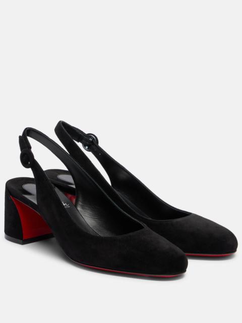 So Jane 55 suede slingback pumps