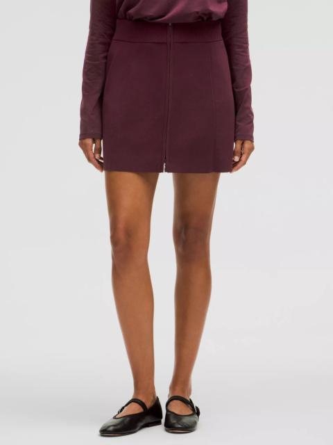 lululemon Ribbed-Knit Mini Skirt