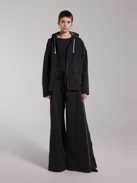 Stutterheim Sandviken Matte Zip Raincoat Black