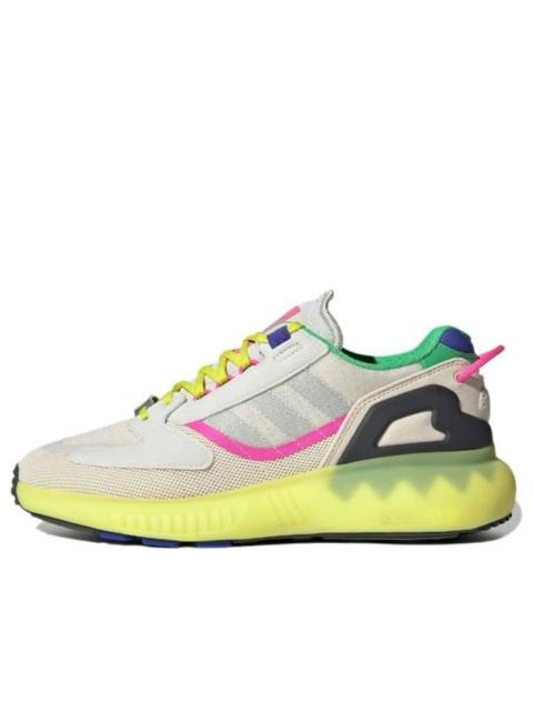 adidas (WMNS) adidas ZX 5000 Boost 'Wonder White Acid Yellow' GV7704