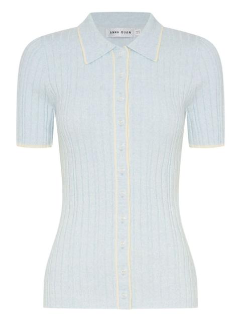 ANNA QUAN Avi ribbed-knit top