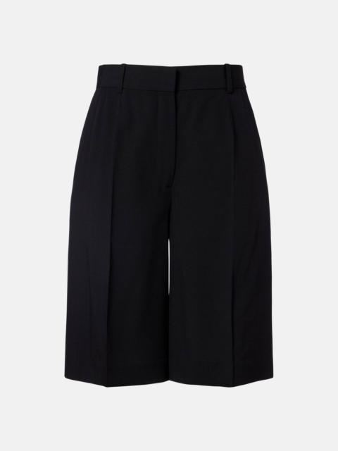 TOTEME High-rise Bermuda shorts