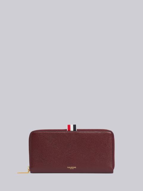 Thom Browne Deerskin Exclusive Long Zip-Around Purse