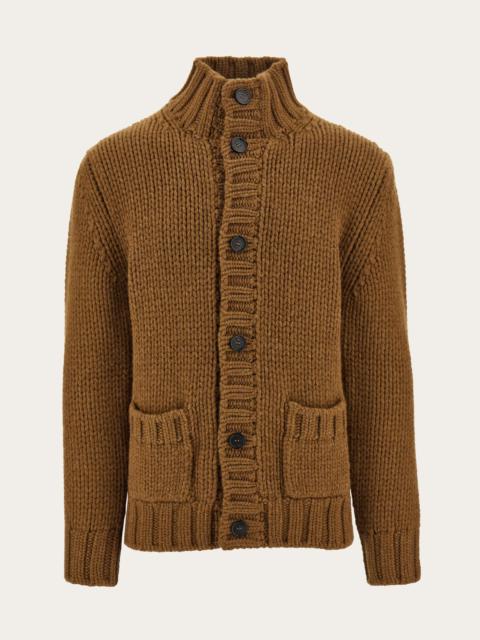FERRAGAMO Wool and cashmere cardigan