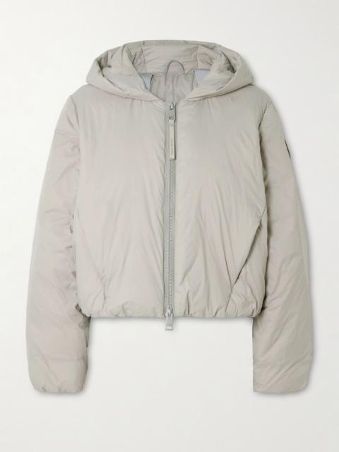 Canada Goose Elba cropped padded shell down jacket Stone