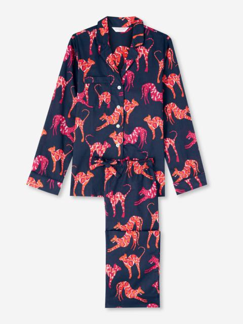Derek Rose Women's Pyjamas Ledbury 52 Cotton Batiste Multi