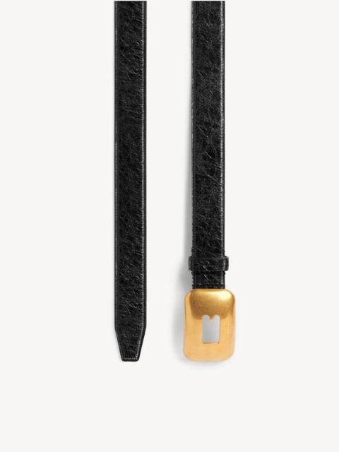 BALENCIAGA Women's Clicca Belt in Black