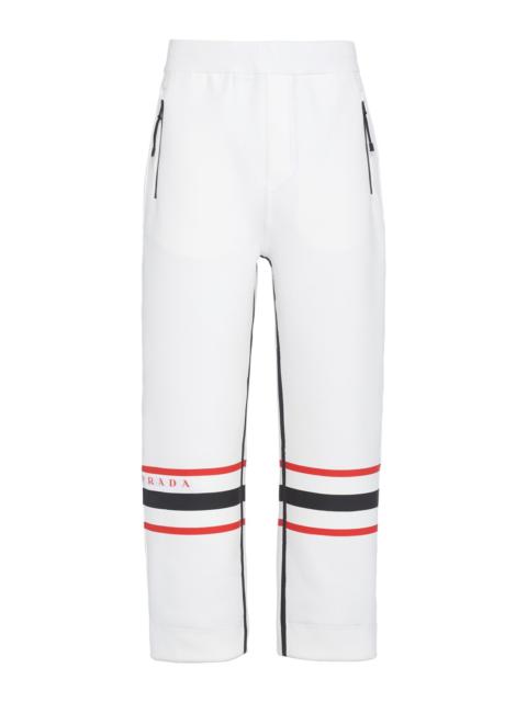 Prada Printed technical fabric pants