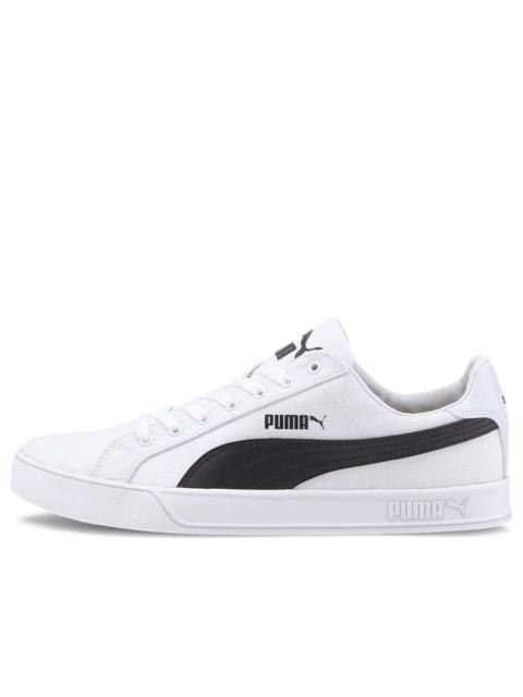 PUMA Smash Vulc Canvas 'White Black' 374754-01
