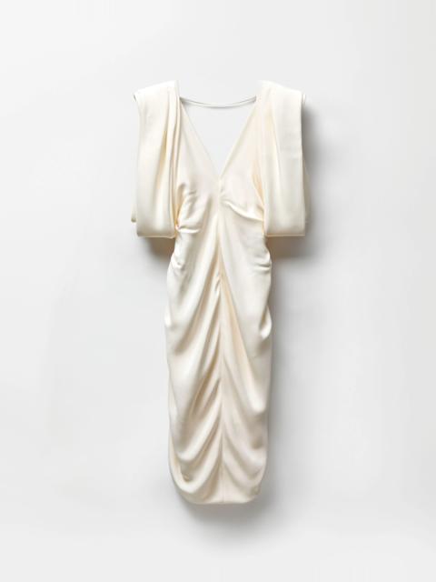 VERSACE Crêpe Marocaine Silk Midi Dress