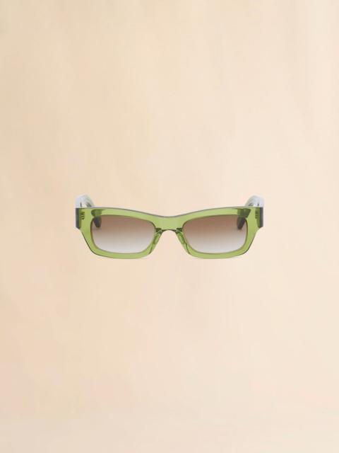 Marni CLEAR GREEN HAICLI SUNGLASSES