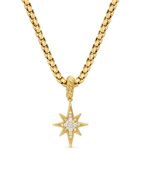DAVID YURMAN Women's North Star Amulet in 18K Yellow Gold with Diamonds, 15MM - Diamond