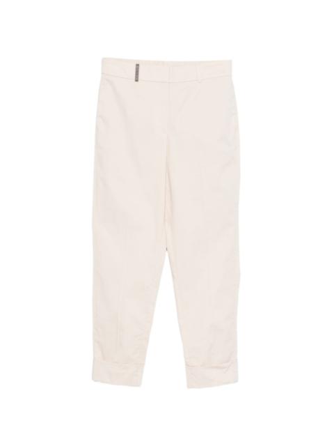 PESERICO cuffed-hem trousers