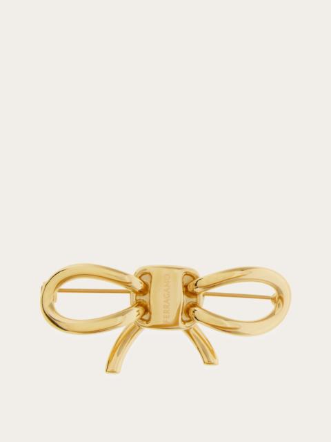 FERRAGAMO Vara bow broach