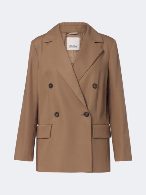 'S Max Mara Double-breasted virgin wool blazer