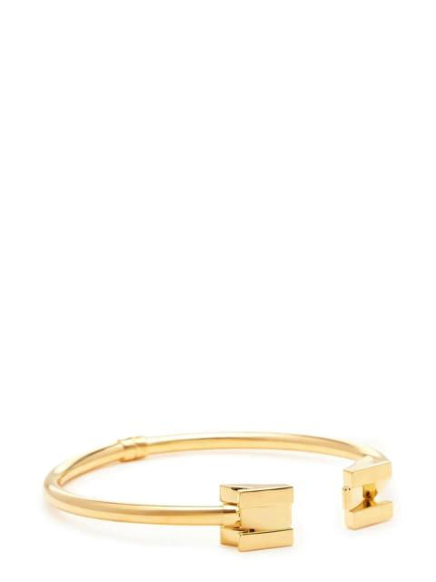 ELISABETTA FRANCHI Geometric Logo Necklace