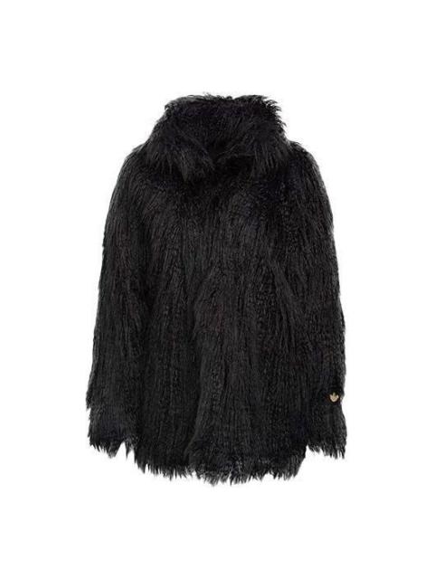 adidas (WMNS) adidas Originals Fur Jackets 'Black' HG6678