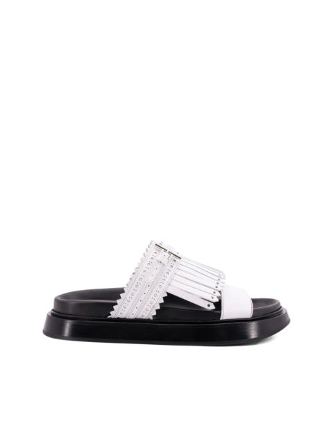 Alexander McQueen fringe-detail sandals