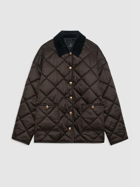ANINE BING Luca Padded Jacket - Deep Brown