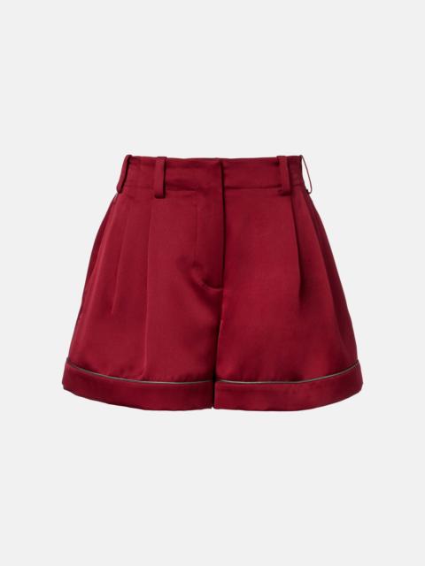Givenchy Silk satin shorts