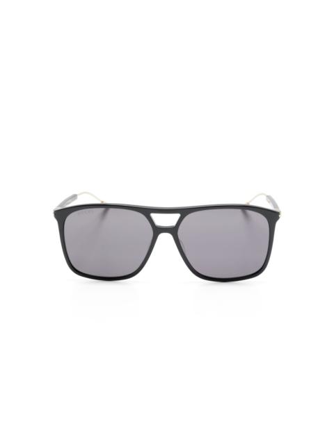 tinted square-frame sunglasses