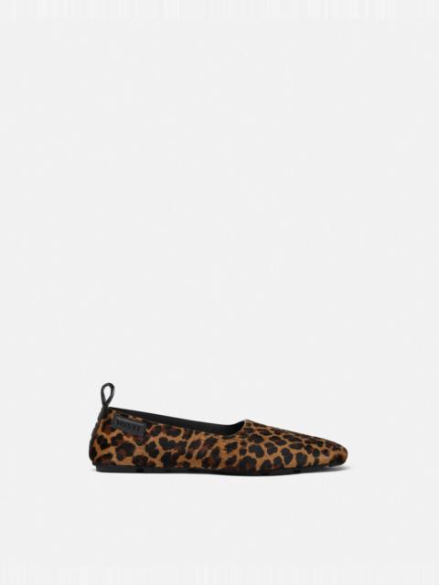 VERSACE Leopard Villa Driver Shoes