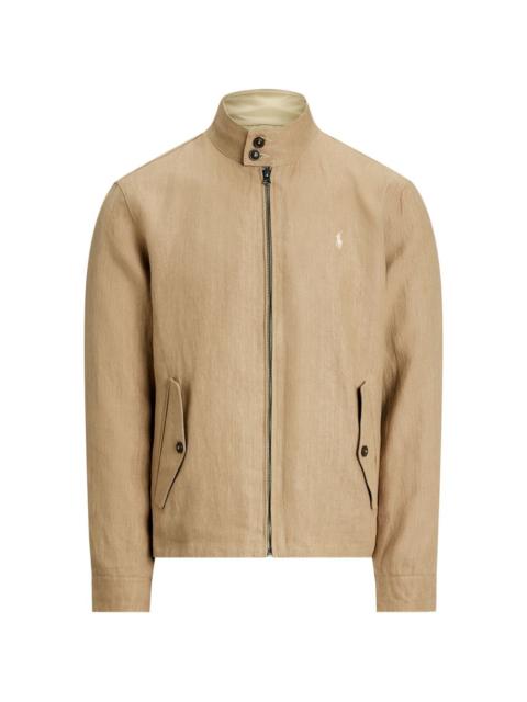 Polo Ralph Lauren logo-embroidered high-neck jacket