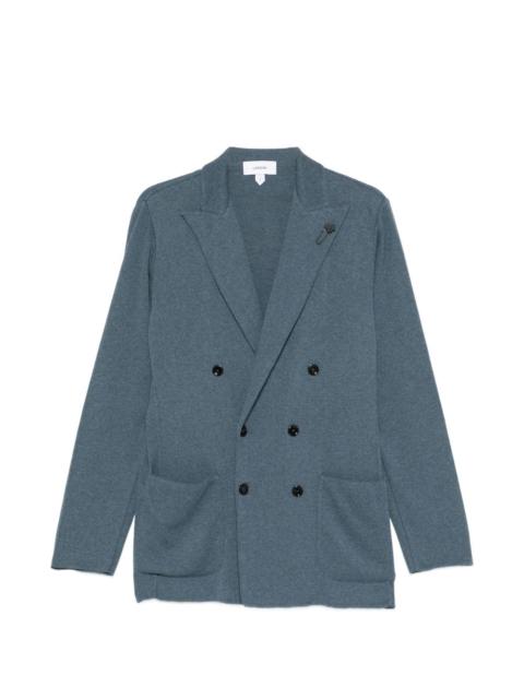 LARDINI double-breasted pocket blazer