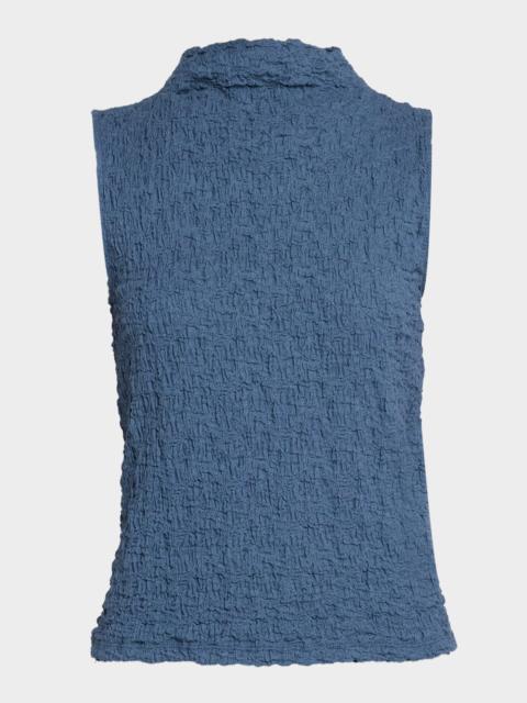EILEEN FISHER Slim Funnel-Neck Tank Top