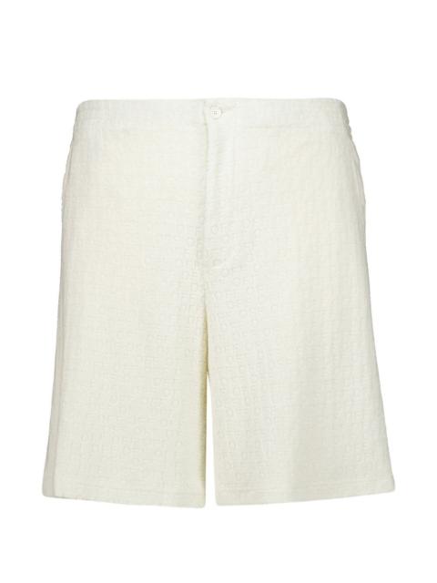 Off-White logo cotton shorts