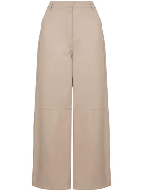 Yves Salomon leather trousers