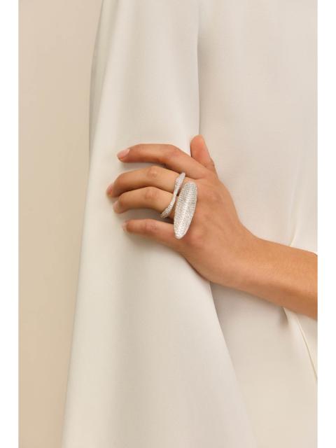 Cult Gaia FIORE RHINESTONE RING