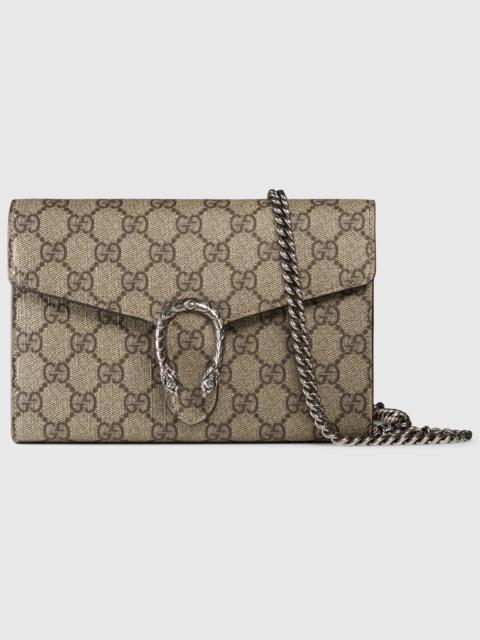 GUCCI Dionysus GG Supreme chain wallet