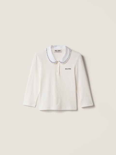 Miu Miu Ribbed knit top